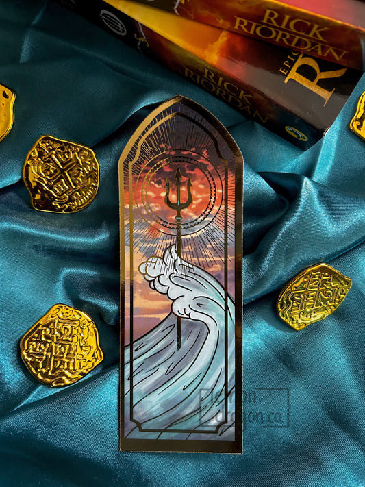 The Trident Foiled Bookmark